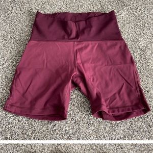 Lululemon biker short size 6